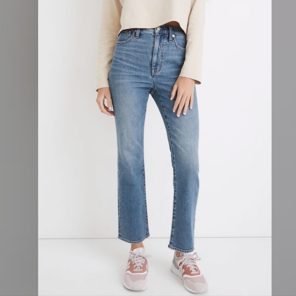 Madewell Slim Demi-Boot Denim Jeans in Enright Wash Women's Size 31 Petite